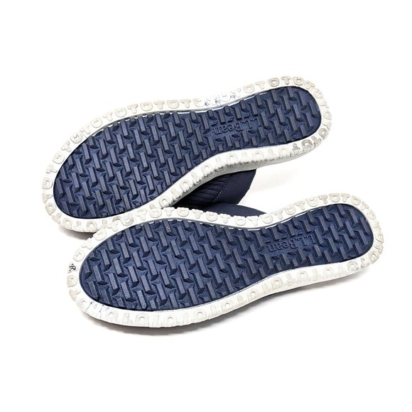 LL Bean Shoes Womens 10 Airlight Slipper Scuffs Navy Blue Slip On Flats - Picture 8 of 9